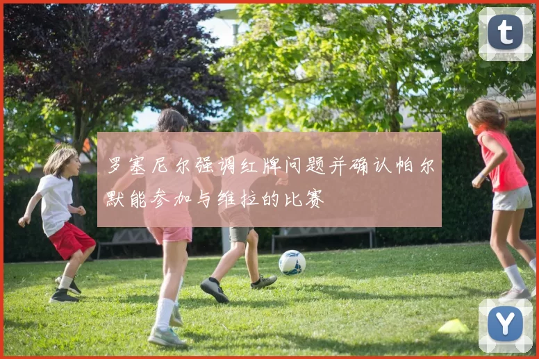 罗塞尼尔强调红牌问题并确认帕尔默能参加与维拉的比赛