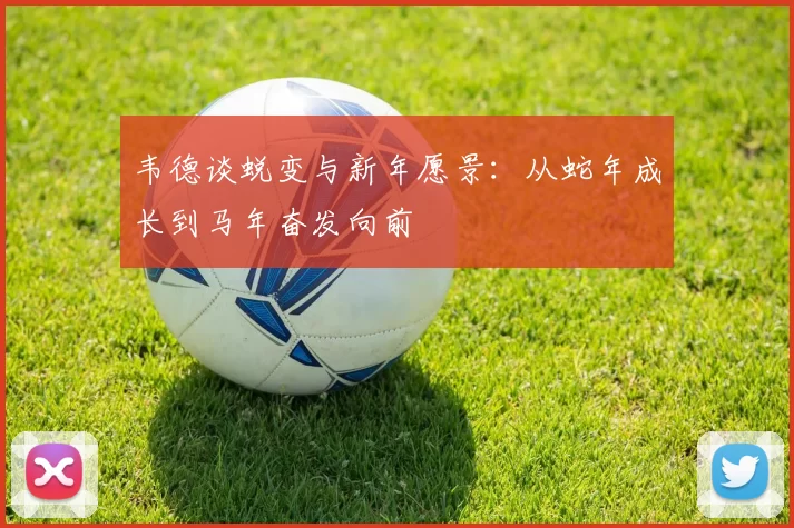 韦德谈蜕变与新年愿景：从蛇年成长到马年奋发向前